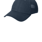 Snapback Contrast Front Mesh Cap